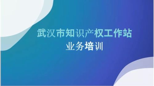 武漢知識產權工作站專項業務系列培訓 賦能創新主體，構筑服務高地